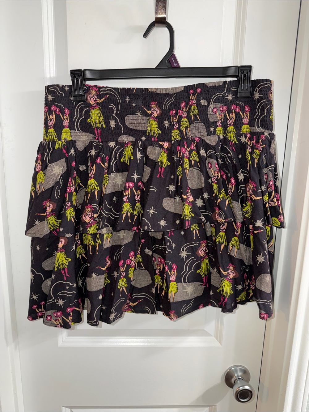 Ariat x Western Aloha NWT SKIRT with hula girl cowgirls print size XL